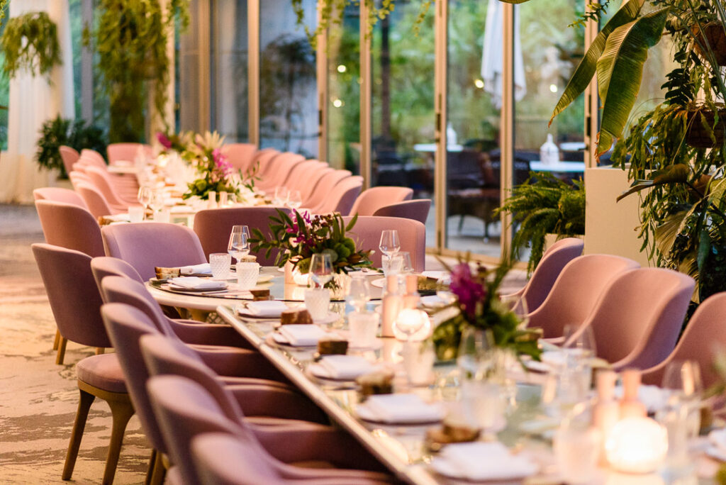 The Botanica Long Table and Chairs